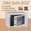 Мини цифровой сейф, личная безопасность, секретный ящик (С денежным слотом) Интеллектуальная цельностальная противоугонная копилка с паролем
