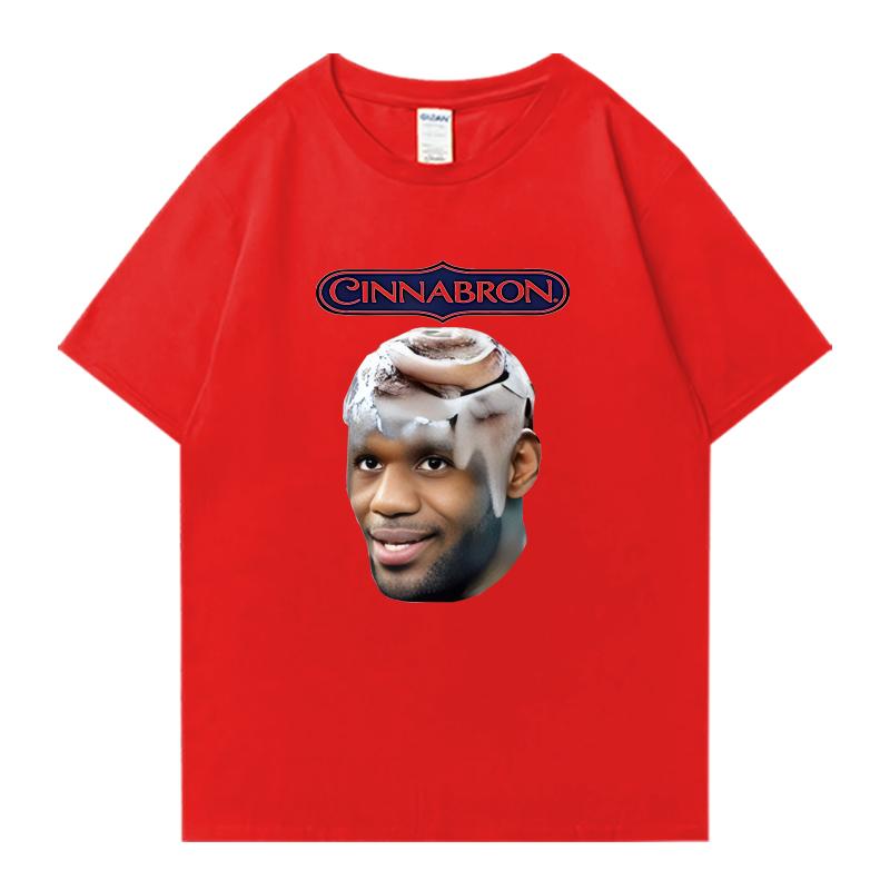 2025 Summer Fashion Cinnabron Graphics Funny Printed Oversized t-shirt Cotton Men Women short sleeve t-shirts Unisex clothing