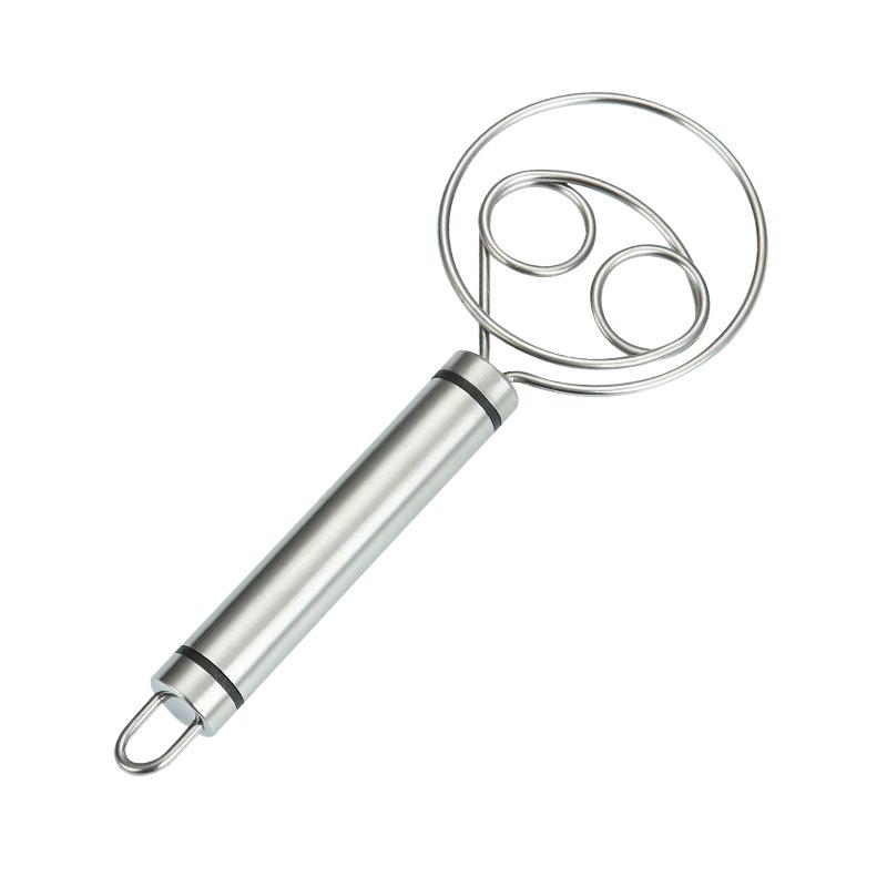Stainless Steel Double-Loop Whisk for Baking
