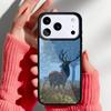 Чехол для телефона Олень Лось Олень Олень для iPhone 17 Air 16e 15 14 13 Pro Max Задняя крышка для 12 11 Pro Coque