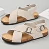 Men's Cork Footbed Sandals Causal Style