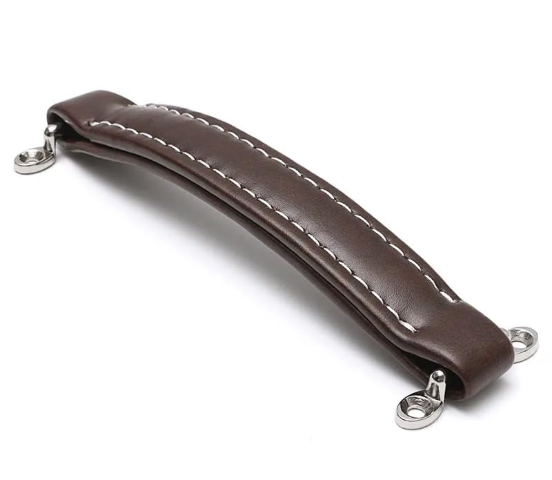 Ручка для гитарного усилителя из искусственной кожи, ручка для гитарного кейса, ручка для PA-оборудования, новые и запасные части (Темно коричневый)