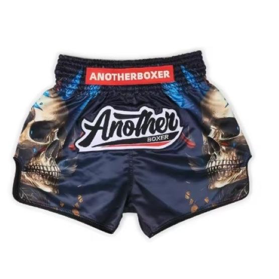 Skull Rose Flower Muay Thai MMA UFC Martial Arts Shorts Pants Kickboxing Boxing Fight Unisex Men Women Kid Quick Dry Print Elastic Polyester Training