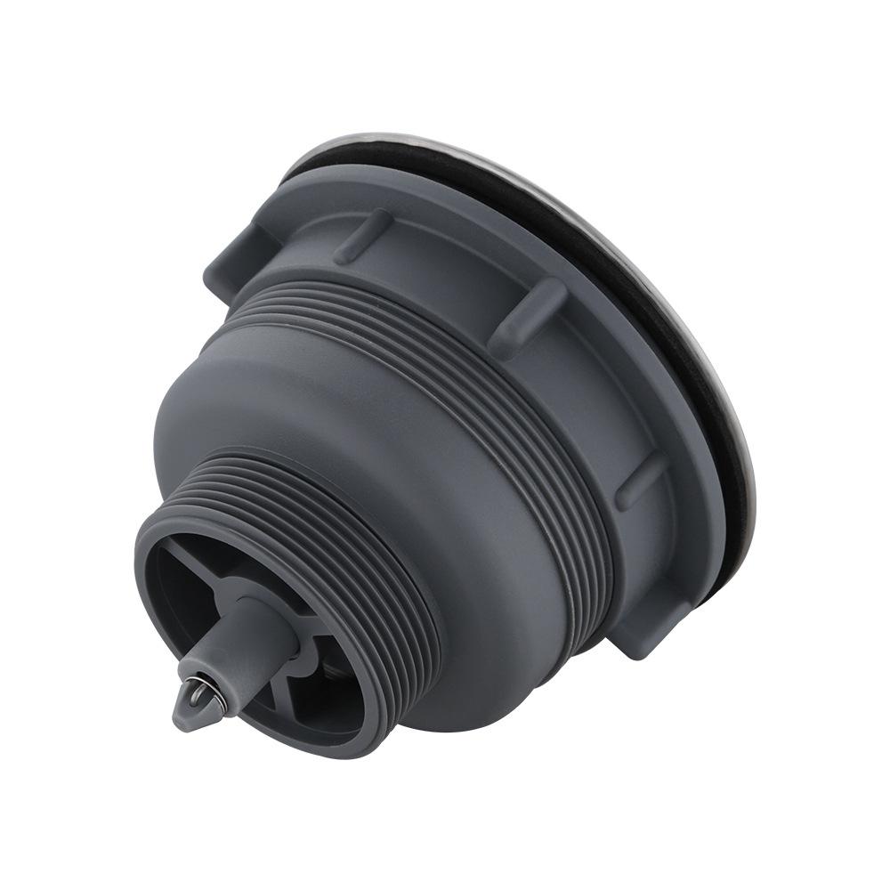 304 Stainless Steel Pop-Up Basket Strainer Sink Basin Drain Accessory for Single/Double Bowl with 58mm Interface.