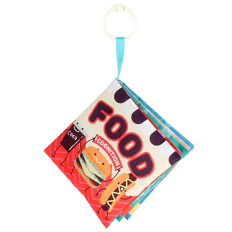 Ткань Младенческая Мягкая Ткань Книга Детские Ранние Познавательные Принадлежности Образовательные