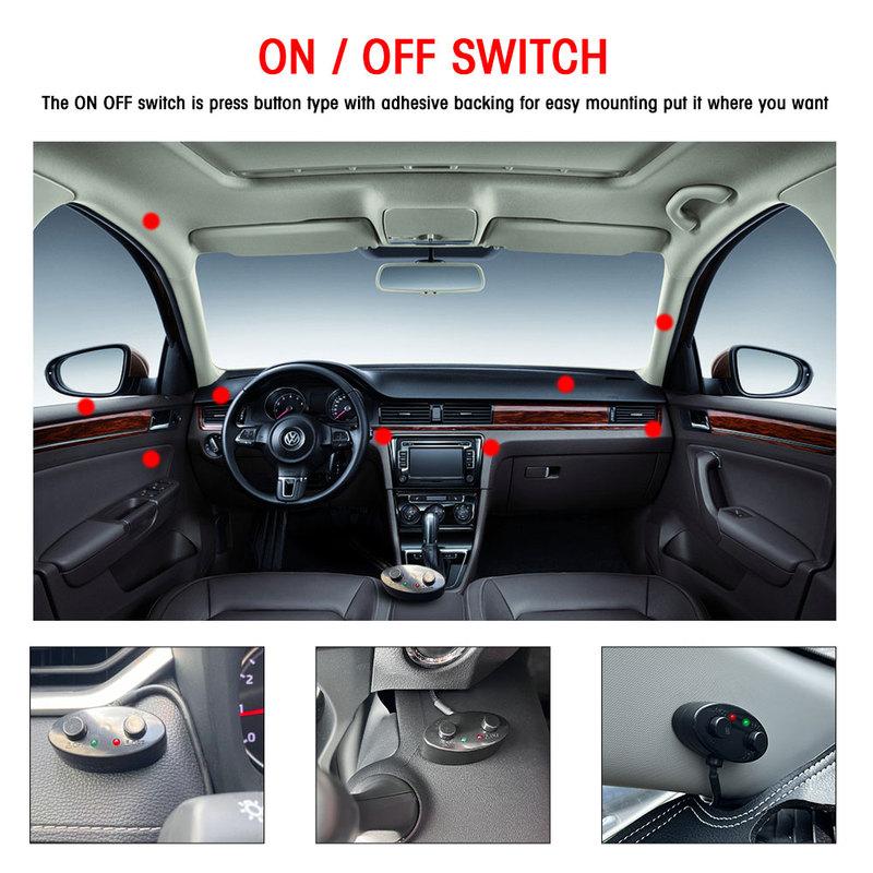 Firedrake For 2 lamp Car Wiring Harness Kit Indoor Switch Working Light Drive Motion Light Relay Cable Wire 480W 12V 3m Wire Kit