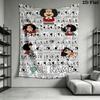 Name Custom Mafalda Wall Tapestry Aesthetic Wall Hanging Printed Fabric Blanket Decorative Tapestries for Bedroom Living Room Home Decor