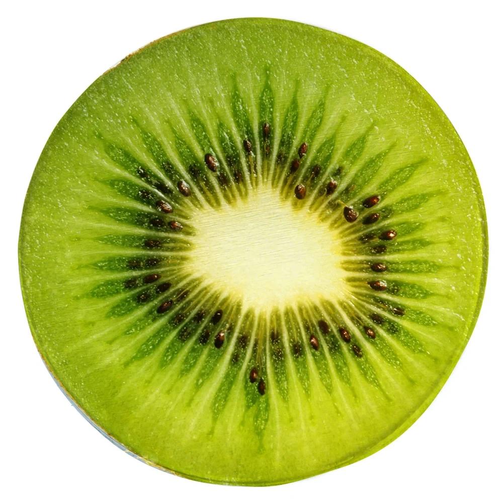 Круглый ковер с 3D-принтом фруктов, коврик для ванной, гостиной, спальни, декор, нескользящие коврики для прихожей, кухонный коврик