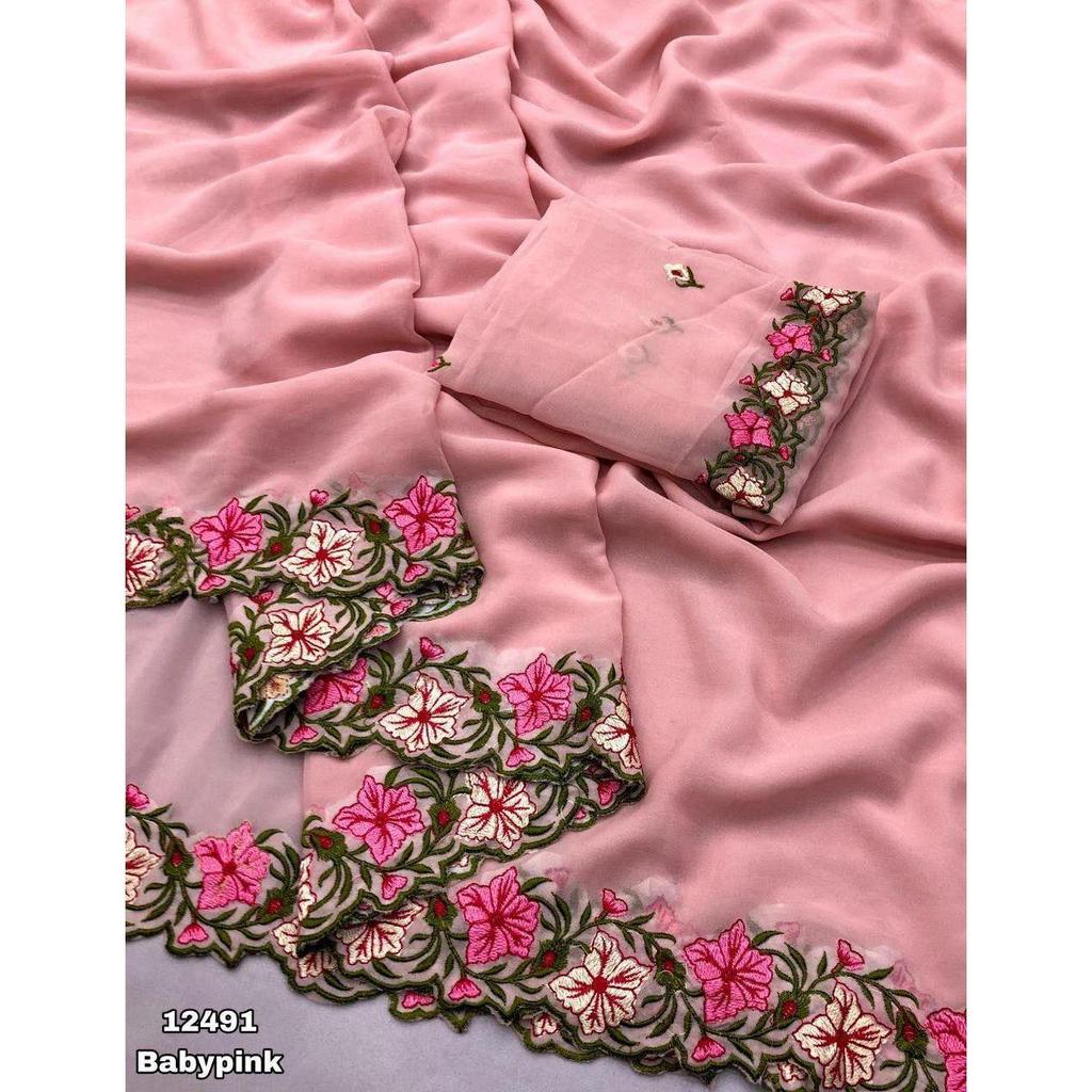 Новая коллекция сари из многониточных тканей Pastel Range запущена в производство с новым цветом