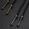 Vintage Metal Cobras Snake Pendant Bolo Tie Western Punk Faux Leather Rope Necktie Jewelry Shirt Collar Chain Necklace