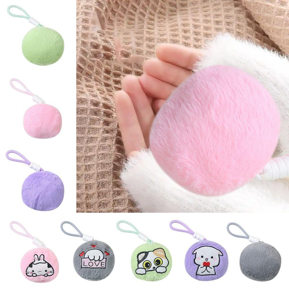 Плюшевая электрическая грелка для рук, подвеска в виде мультяшной сумки, мини-USB-шнурок, обогреватель для женщин и девочек