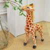 Simulation Giraffe Plush Toy Cartoon Deer Plush Doll Zoo Souvenir Ornament Children'S Gift