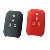 ZIAN Suzuki Smart Key Silicone Covers for Remote Mitsubishi Delica New Spacia Double Sliding Specially Designed Silicone Black 1 [2-Pack] 4-Button