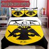 3pcs Duvet Cover Set (1*Duvet Cover + 2*Pillowcase, Without Core), Custom Name AEK Athens FC Pattern Bedding Set, Home Bedroom Decor Gift