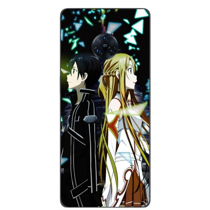 Чехол для телефона Sword Art Online Kirito для VIVO Y95 Y93 Y31 Y20 V19 V17 V15 Pro X60 NEX, мягкий черный чехол для телефона
