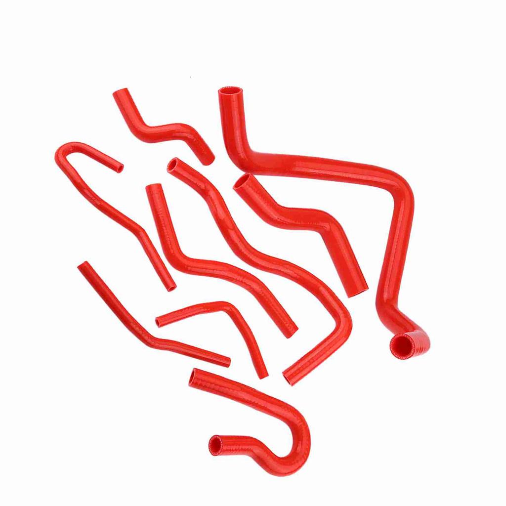 9pcs Silicone Auto Radiator Hose Kit for Civic D15 D16 SOHC EG EK 1992‑2000