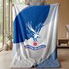 Crystal Palace Football Print Flannel Blanket, Soft Warm Lightweight Throw Blanket for Sofa Bed Camping