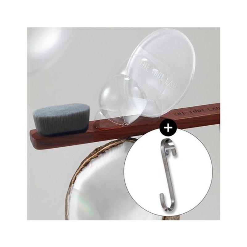 THE TOOL LAB 30-секундное глубоко очищающее домашнее дуо (Включает очищающую щетку, 1 спонж и специальный крючок)