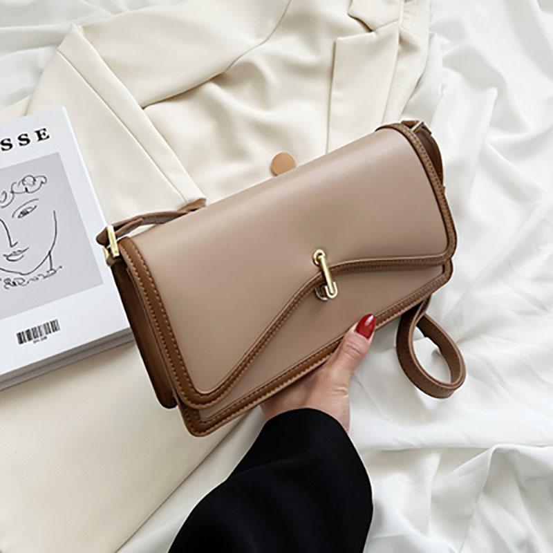 Французский дизайн Niche, контрастный цвет, универсальная сумка через плечо для женщин, новые легкие, роскошные, модные, квадратные сумки, текстура, сумка через плечо