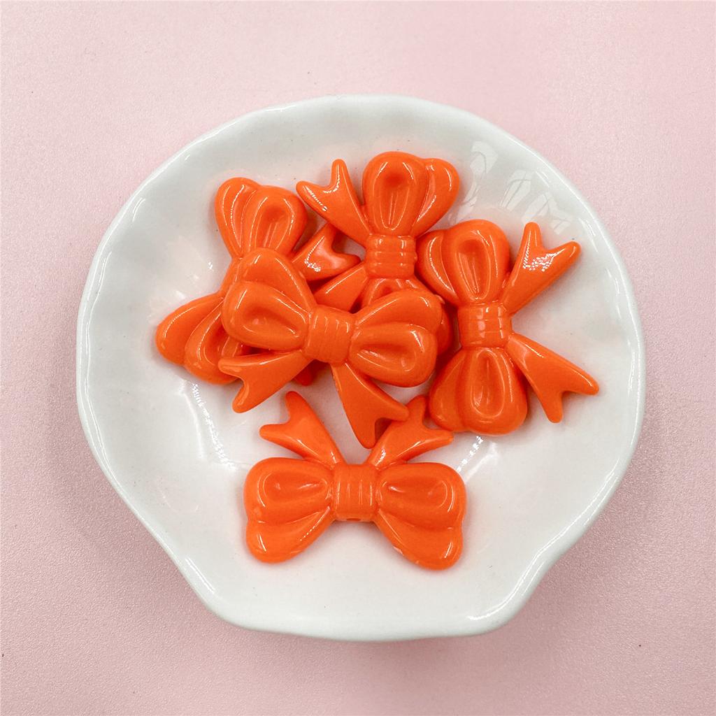 Очарование желе Цветной аксессуар Материал DIY Аксессуар Галстук-бабочка Бусины Материал ручной работы Ювелирные аксессуары Шпилька Орнамент 5 шт. 22,5*29 мм