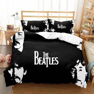 Постельное белье Rock Band The Fab Four, Покрывало-футон Rock Band Mop-tops с принтом, Пододеяльник Those lads from Liverpool для подростков