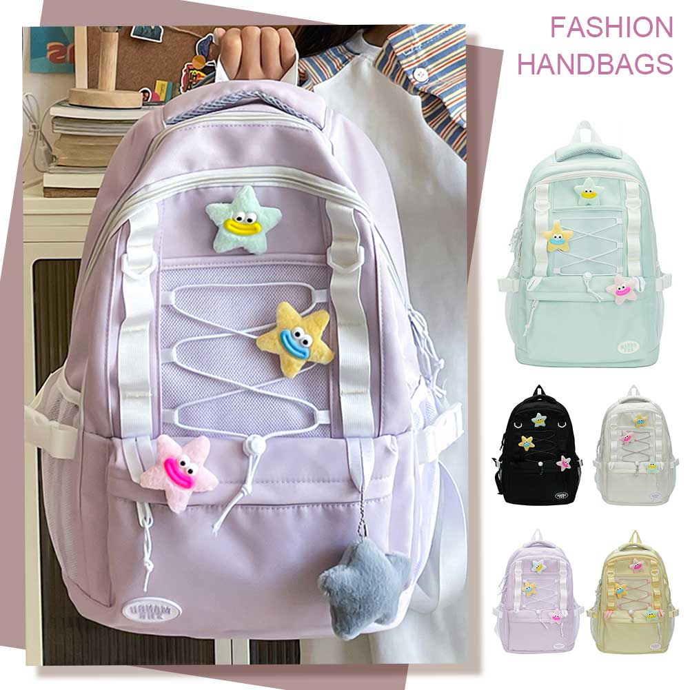 Рюкзак для женщин, многокарманный рюкзак, большой емкости, нейлоновый рюкзак на молнии для путешествий, поездок на работу и отдыха