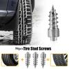 50pcs Car Tire Studs Anti-Slip Screws Nails Auto Motorcycle Bike Truck Off-road Tyre Anti-ice Spikes Snow Sole Tire Cleats