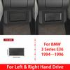 Для BMW 3 серии E36 1994 1995 1996 Автомобильные аксессуары Накладка на панель пассажира из углеродного волокна Декоративная накладка на вентиляционное отверстие Панель рычага переключения передач Наклейка на внутреннюю отделку