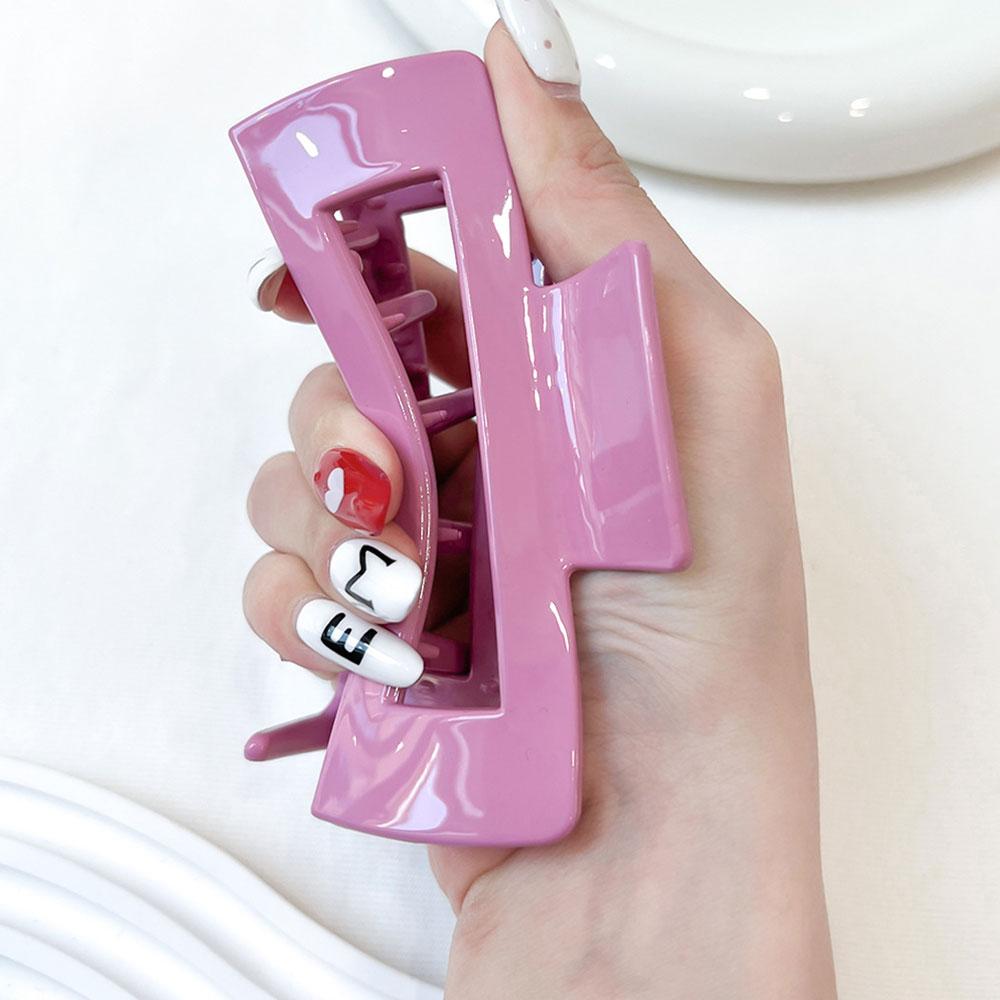 Гибкий Мягкий Резиновый Зажим для Волос Элегантный Зажим-Акула Нескользящие Силиконовые Аксессуары для Волос Корейский Стиль Женские Модные Аксессуары для Волос