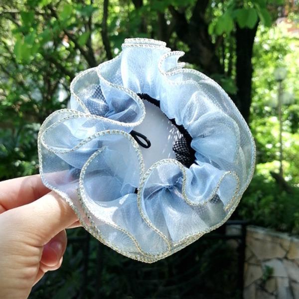 Невидимая сетка для волос, сетчатый карман, бесшовная повязка на голову для девочек, головные уборы для балета и танцев, пучок для волос, головной убор, аксессуары для волос, головной убор