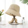 Women's Spring Summer Wide Brim Sun Hat With Ribbon Uv Protection Fishing Hat