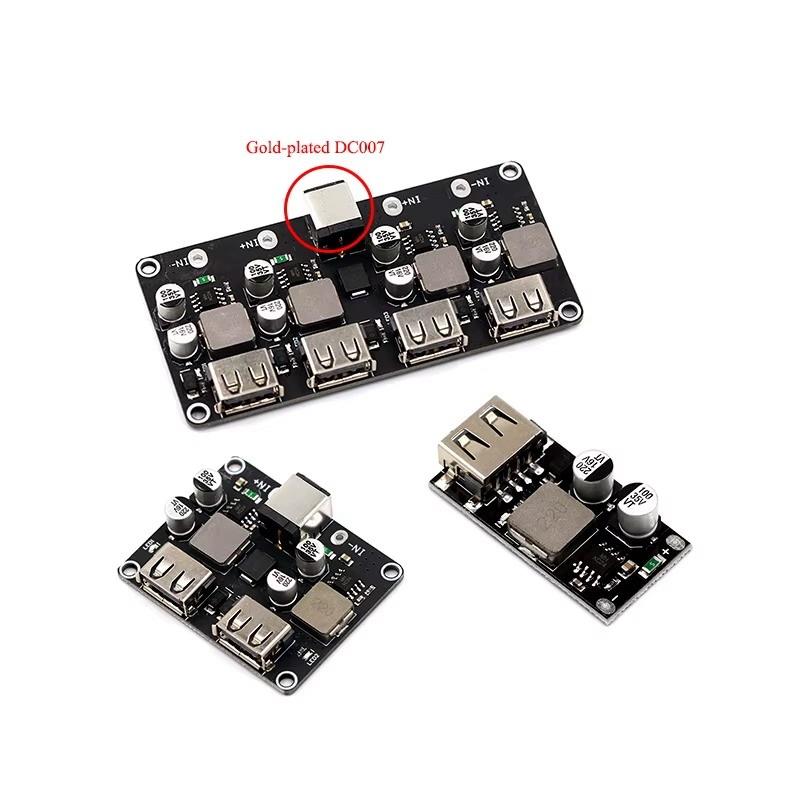 USB QC3.0 QC2.0 USB DC-DC Конвертер Зарядка Понижающий Модуль Для Быстрой Зарядки Плата