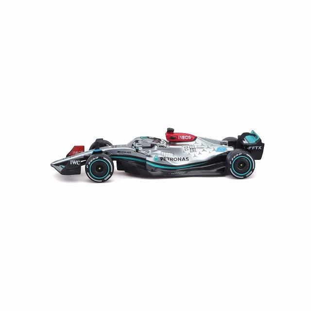 Bburago Mercedes AMG Petronas F1 Team W13 E Performance Russell with Driver Finished Product 1/43 (2022) No.63 G.