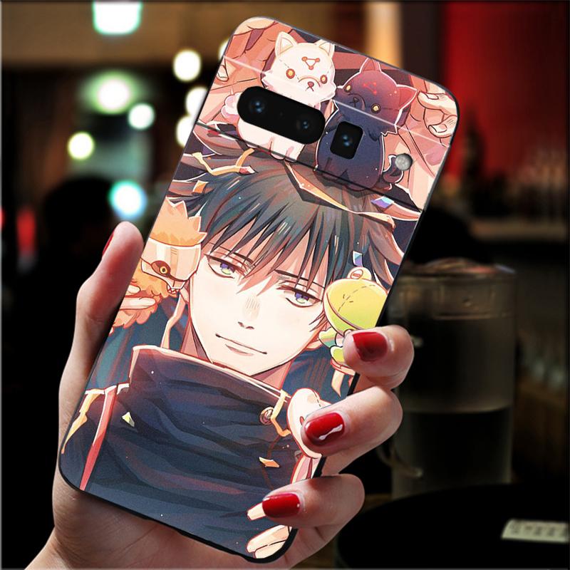 Чехол для телефона Google Pixel 10 Pro XL 9 Pro XL 9A 8 7 6 Pro Pixel 8A 7A 6A Pixel 8 7 6 5 Аниме Jujutsu Kaisen Годжо
