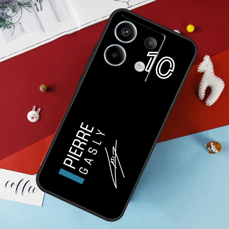Pierre Gasly 10 F1 Case For Xiaomi Redmi Note 13 12 11 8 9 10 Pro Note 12S 11S 10S Redmi 12 10C 12C 13C Cover