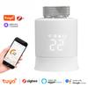 Tuya ZigBee 3.0 Новый интеллектуальный радиаторный приводной клапан программируемый термостат температурный обогреватель голосовое управление для Alexa Google Home