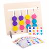 Educational Game Montessori Set Animal Blocks Color Matching