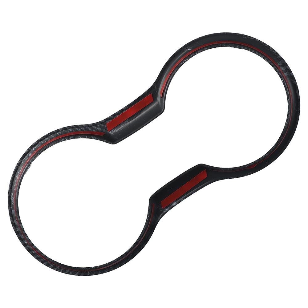 Carbon fiber Carbon Cup Holder Frame Center Console Water Cup Holder  for Ford Mustang 2016-2022