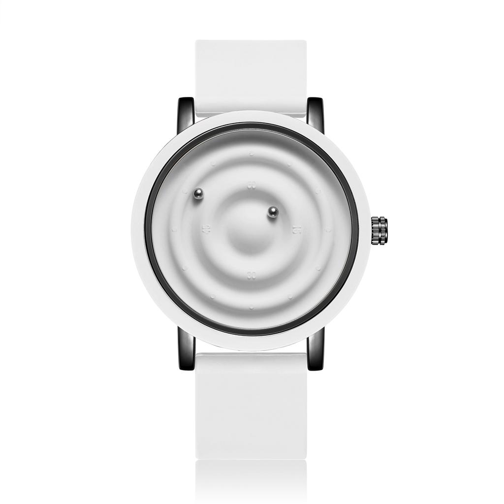 Персонализированные модные плавающие магнитные стрелки, креативные простые водонепроницаемые кварцевые часы со свободным шарикоподшипником, студенческие женские мужские