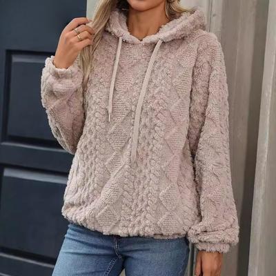 Женские модные повседневные однотонные худи и свитшоты с капюшоном и длинными рукавами с принтом