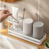 Multifunctional Toothbrush Holder Rust-Resistant Toothpaste Holder New Bathroom Organizer  Bathroom