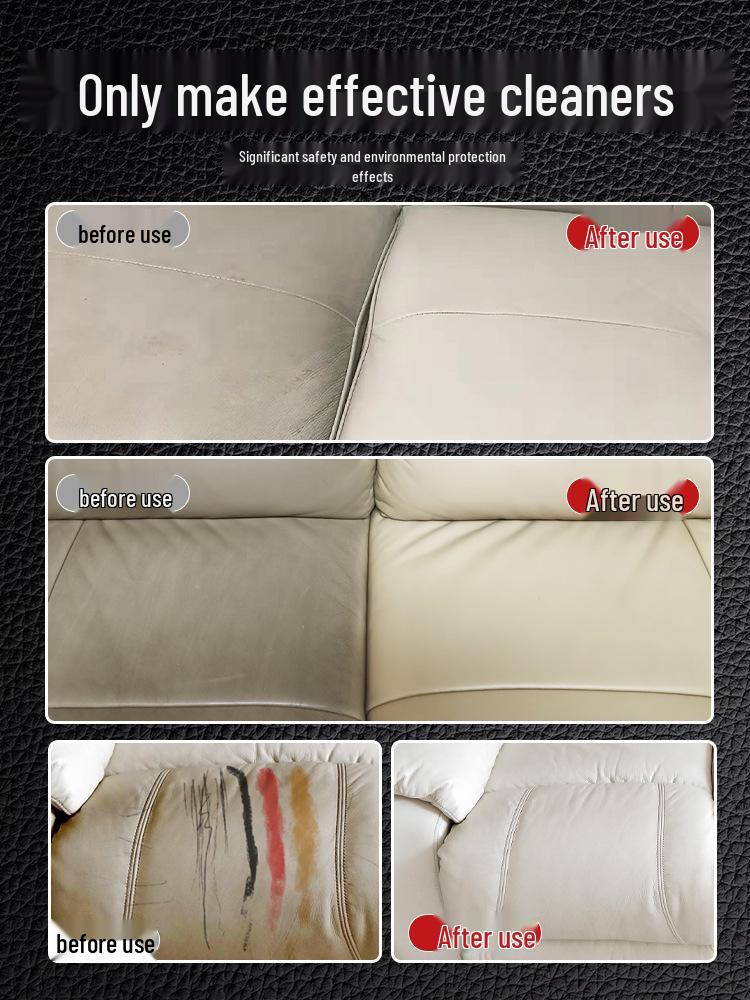Очиститель и кондиционер для кожаного дивана: Средство для удаления пятен и масло для ухода за натуральной кожей