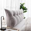 Korean Velvet Nordic Triangle Headboard Cushion: Removable, Washable, Tatami Soft Pack, Lumbar Support, Large Backrest Pillow