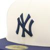 Кепка New Era 59FIFTY MLB NY 7 5950 NEYYAN STO NVY Двухцветная Камень/Темно-синий 3/4 GORE-TEX