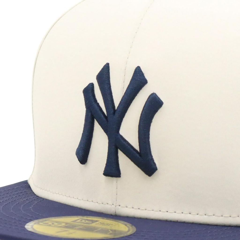 Кепка New Era 59FIFTY MLB NY 7 5950 NEYYAN STO NVY Двухцветная Камень/Темно-синий 3/4 GORE-TEX