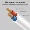 Power Extension Cord with On Off    AC 2 Prong Male Female Power Cable for 1‑15P Male to 1‑15R Female Plug