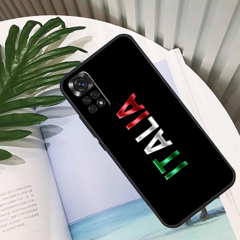 Italy Flag Funda For Xiaomi Redmi Note 13 10 11 12 14 15 Pro Plus Case For Redmi 15C 12C 13C 14C 10C 15