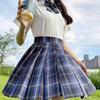 Authentic Japanese JK School Uniform Set - Gentle Cut Sailor Suit with Pleated Skirt