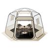 Pop up Bubble Tent, 3.36 x 3.05 m Waterproof & UV-Resistant, Clear Camping Tent Shelter, Outdoor Garden Dome Igloo Tents with Windows, 540° Panoramic