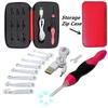 9 в 1 USB перезаряжаемые светящиеся крючки для вязания крючком DIY свитер вязальные спицы светодиодный набор швейных инструментов HMM